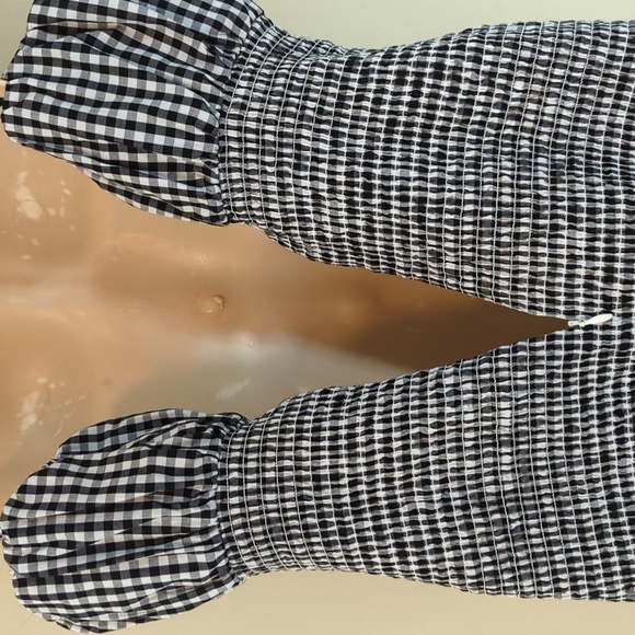 J. Crew Smocked TIe-Front Dress in Gingham - Picture 9 of 16